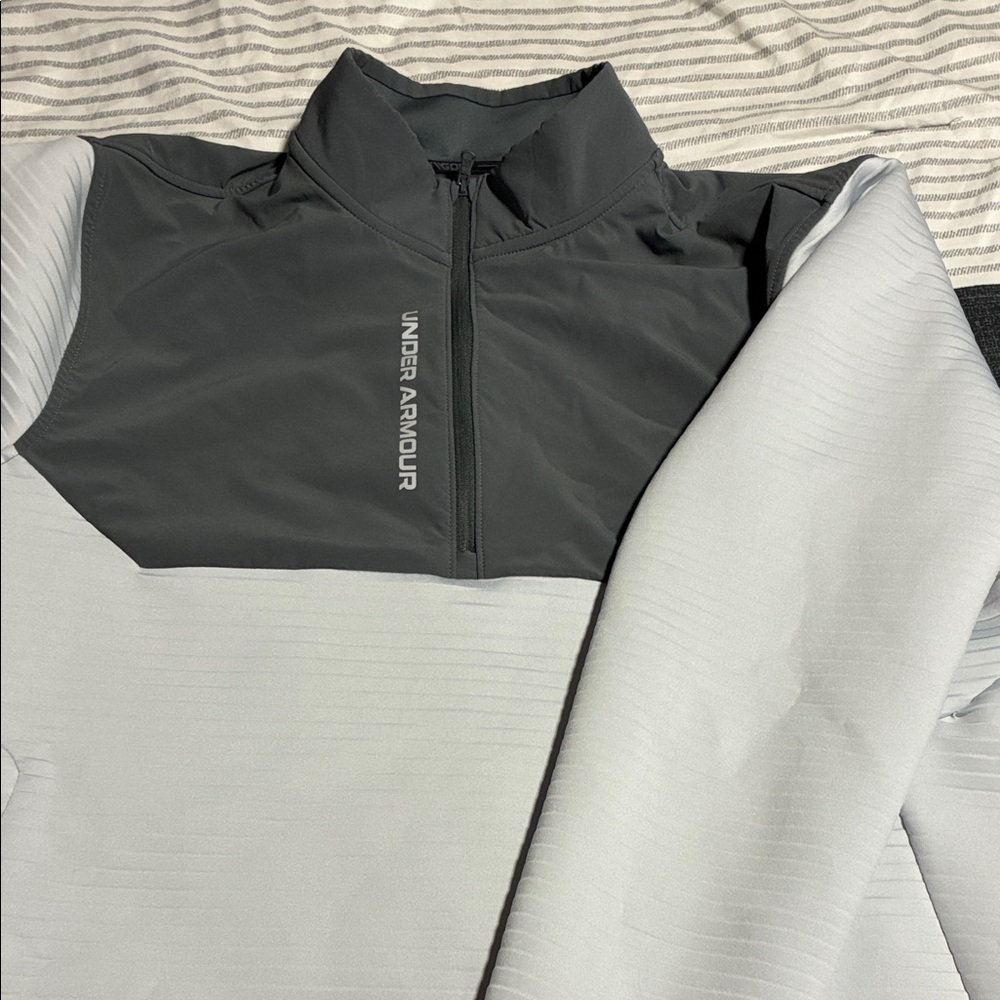 Under Armour Gray Quarter-Zip Top